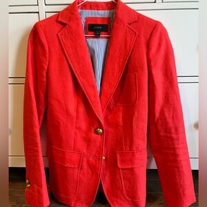 J Crew 100% Linen Blazer